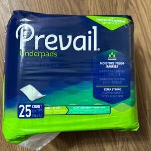 Prevail Disposable Underpad Fluff 23x36" UP-150/2 25 pads